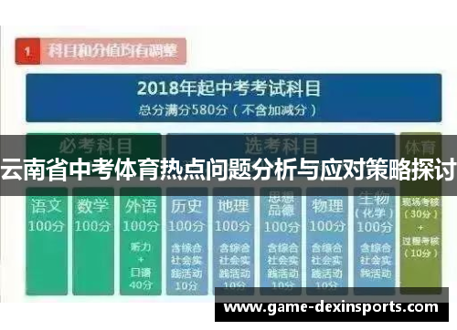 云南省中考体育热点问题分析与应对策略探讨